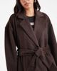 Object Object premium wool blend formal maxi coat in chocolate brown - 4