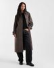 Object Object premium wool mix tailored trench coat in taupe-Neutral - 1