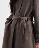 Object Object premium wool mix tailored trench coat in taupe-Neutral - 3