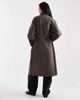 Object Object premium wool mix tailored trench coat in taupe-Neutral - 4