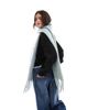 Object Object soft chunky tassel scarf in slate blue - 2