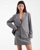 Object Object stretch tailored mini skirt in gray pinstripe - part of a set - 1