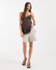 Object Object stretch tailored shorts in cream-White - 3