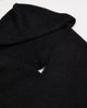 Object Object super soft knit hooded scarf in black - 2