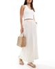 Object Object tailored ankle length skirt in cream-Neutral - 1