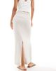 Object Object tailored ankle length skirt in cream-Neutral - 2