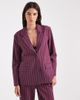 Object Object tailored blazer in burgundy pinstripe - part of a set - 1