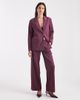 Object Object tailored blazer in burgundy pinstripe - part of a set - 2
