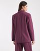Object Object tailored blazer in burgundy pinstripe - part of a set - 3