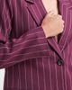 Object Object tailored blazer in burgundy pinstripe - part of a set - 4