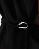 Object Object tailored wrap vest with hardwear detail in black - part of a set - 4