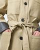 Object Object tie-waist short jacket with contrast details in beige-NEUTRAL - 3