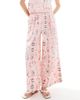 Object Object vintage wash wide leg cotton pants in pink fish print - part of a set-Multi - 4