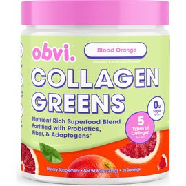 Obvi Obvi Collagen Greens Nutrient Rich Superfood Blend Blood Orange Yuzu