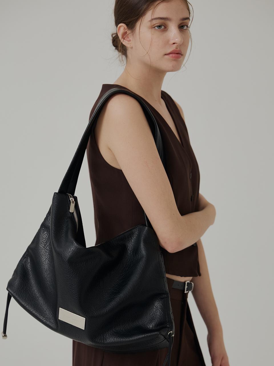 occur source Metal Accent Adjustable String Bag [Dark Brown]