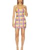 Oceanus Oceanus Candy-stripe Mini Dress - 1