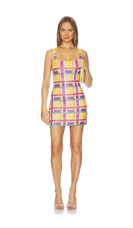 Oceanus Oceanus Candy-stripe Mini Dress