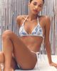 Oceanus Oceanus x Anthropologie Blue Marie Bikini Top - 1