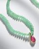 Octavia Elizabeth Octavia Elizabeth 18kt gold beaded necklace with aventurines and tourmaline - 5