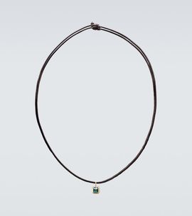 Octavia Elizabeth Octavia Elizabeth 18kt gold pendant necklace with tourmaline