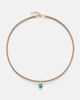 Octavia Elizabeth Octavia Elizabeth 18kt gold pendant necklace with turquoise - 1