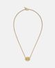 Octavia Elizabeth Octavia Elizabeth Bermuda Grass 18kt gold chain necklace with beryl and diamonds - 1