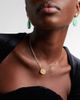 Octavia Elizabeth Octavia Elizabeth Bermuda Grass 18kt gold chain necklace with beryl and diamonds - 2