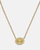 Octavia Elizabeth Octavia Elizabeth Bermuda Grass 18kt gold chain necklace with beryl and diamonds - 4