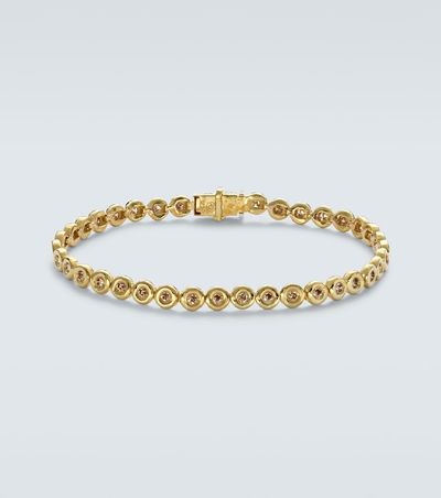 Octavia Elizabeth Octavia Elizabeth Blossom 18kt gold tennis bracelet with diamonds