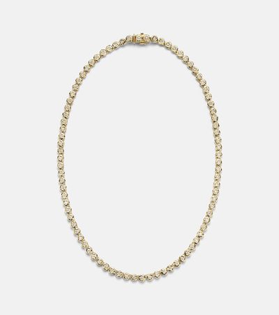 Octavia Elizabeth Octavia Elizabeth Blossom 18kt gold tennis necklace with diamonds