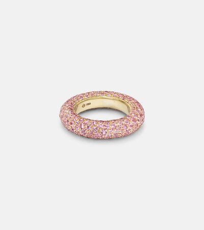 Octavia Elizabeth Octavia Elizabeth Blossom Bubble 18kt gold ring with sapphires