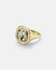 Octavia Elizabeth Octavia Elizabeth Chroma 18kt gold ring with diamonds and beryl - 1