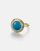 Octavia Elizabeth Octavia Elizabeth Coral Beach Allia 18kt gold ring with turquoise - 1