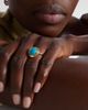 Octavia Elizabeth Octavia Elizabeth Coral Beach Allia 18kt gold ring with turquoise - 2