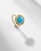 Octavia Elizabeth Octavia Elizabeth Coral Beach Allia 18kt gold ring with turquoise - 5