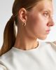 Octavia Elizabeth Octavia Elizabeth Edith 18kt gold hoop earrings with diamonds - 2