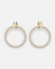 Octavia Elizabeth Octavia Elizabeth Eternal 18kt gold hoop earrings with diamonds - 1