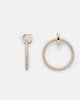 Octavia Elizabeth Octavia Elizabeth Eternal 18kt gold hoop earrings with diamonds - 4