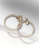 Octavia Elizabeth Octavia Elizabeth Eternal 18kt gold hoop earrings with diamonds - 5