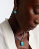 Octavia Elizabeth Octavia Elizabeth Hidden Gem 18kt gold beaded necklace with tanzanites and turquoise - 3
