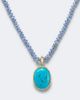Octavia Elizabeth Octavia Elizabeth Hidden Gem 18kt gold beaded necklace with tanzanites and turquoise - 4