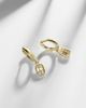 Octavia Elizabeth Octavia Elizabeth Hidden Gem 18kt gold huggies with diamonds - 5