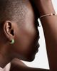 Octavia Elizabeth Octavia Elizabeth Icon Poppy 18kt gold hoop earrings with emeralds - 2