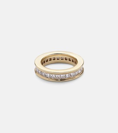 Octavia Elizabeth Octavia Elizabeth Ivy Eternity 18kt gold ring with diamonds
