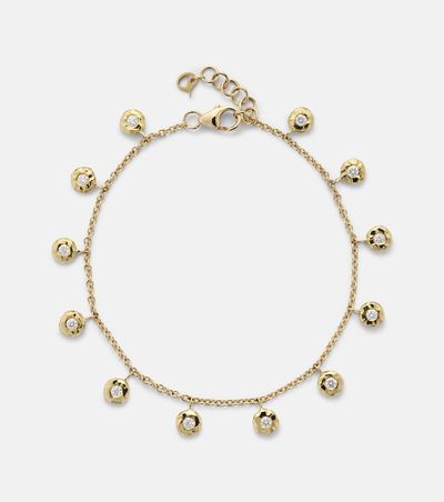 Octavia Elizabeth Octavia Elizabeth Nesting Gem 18kt gold bracelet with diamonds