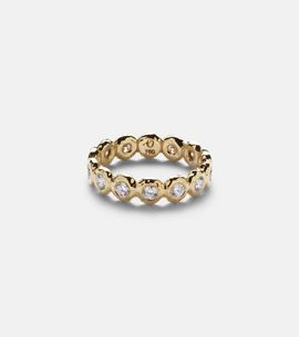 Octavia Elizabeth Octavia Elizabeth Nesting Gem 18kt gold eternity ring with diamonds