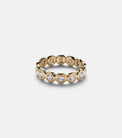 Octavia Elizabeth Octavia Elizabeth Nesting Gem 18kt gold eternity ring with diamonds