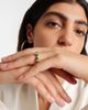 Octavia Elizabeth Octavia Elizabeth Nesting Gem 18kt gold eternity ring with emeralds - 3