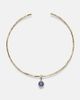 Octavia Elizabeth Octavia Elizabeth Olivia 18kt gold pendant choker with diamonds and tanzanite - 1