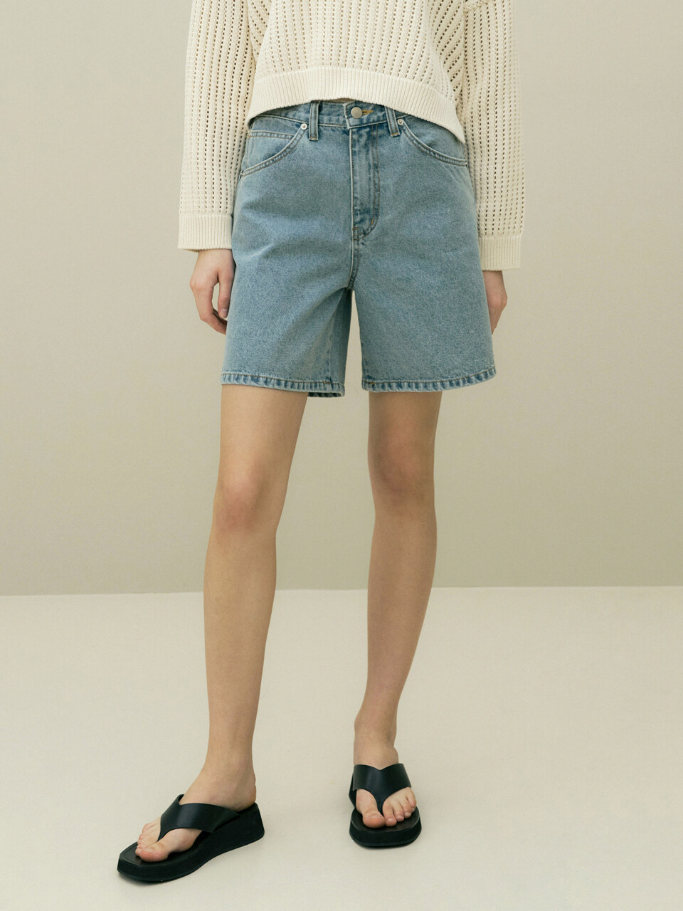 octette Bossa Denim Shorts_Blue